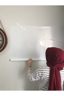2 Tane 60x100 Beyaz Statik Akıllı Kağıt Yazı Tahtası Duvar,cama, Tahtaya Uygulanır Yapışkansız ürün fotoğrafı