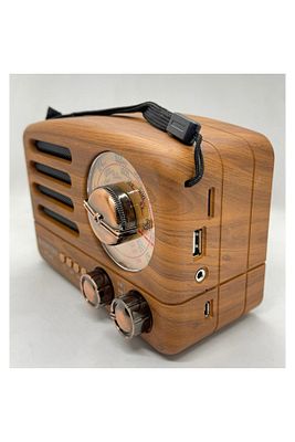 Nostaljik Bluetoothlu Rt-350 Usb / Sd / Radyo Müzik Kutusu ürün fotoğrafı