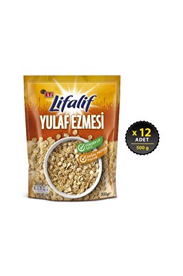 Lifalif Yulaf Ezmesi 500 gr X 12 Adet ürün fotoğrafı