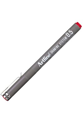 : Drawing System Teknik Çizim Kalemi : 0,5 Mm : Kırmızı ürün fotoğrafı