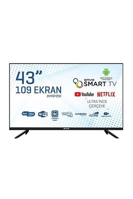 OV43F250 43" 109 Ekran Uydu Alıcılı Full HD Android Smart LED TV - Çerçevesiz ürün fotoğrafı