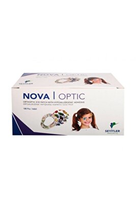 Nova Optik Çocuk Hipoallerjenik Yapışkanlı Oval Göz Pedi 100 Adet ürün fotoğrafı