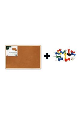 30x45 Mantar Pano Harita Çivisi Hediyeli ürün fotoğrafı
