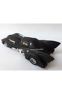 Oyuncak Batman Metal Diecast Araba Batmobil Işıklı Çekbırak Oyuncak Aracı 13,5cm ürün fotoğrafı