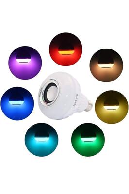 Ampul Şeklinde Kumandalı Bluetooth Hoparlör ürün fotoğrafı