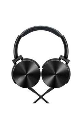 Siyah Kafa Üstü Telefon Oyun Kulaklığı Extra Bass Stereo ürün fotoğrafı
