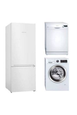 3 Lü Beyaz Eşya Paketi (bd3055wfvn Buzdolabı, Cga252x0tr Çamaşır, Bm4321eg Bulaşık) ürün fotoğrafı