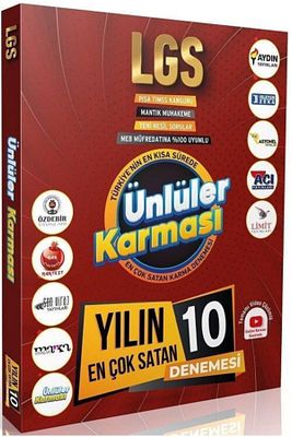 Lgs 10 Deneme Ünlüler Karması 2024 (AÇIKLAMAYI OKUYUNUZ) ürün fotoğrafı