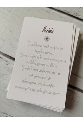 Teşekkür Kart ürün fotoğrafı