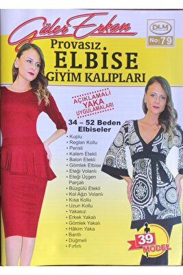 Güler Erkan Provasız Elbise Giyim Kalıpları No:79 ürün fotoğrafı