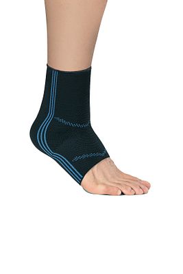 Ortopedik Koruyucu Çift Taraflı Elastik Örme Likralı Kompakt Spor Ayak Bilekliği Unisex ürün fotoğrafı