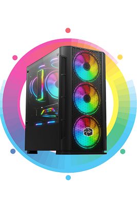 Esc X44 I5-3470 8gb 256gb Ssd Rx550 4gb Oyuncu Masaüstü Bilgisayarı ürün fotoğrafı