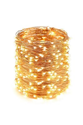 10 Metre Günışığı Ramazan Bayramı Işığı Süsü Peri Led Işık Sarı Pilli Ledli Duvar Gece 3 Fonksiyon ürün fotoğrafı