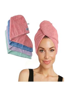 Pembe Saç Havlusu, Saç Bonesi, Banyo Deniz Ve Havuz Sonrası Plaj Için ürün fotoğrafı