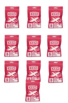 Queen Size Tutun Filtresi Sigara Sünger Ağızlık Zıvana 6.7 mm 10 Paket ürün fotoğrafı
