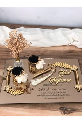 Söz Nişan Tepsisi Yüzük Tepsisi Yüzüklük Isteme Tepsisi ürün fotoğrafı