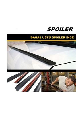 Tüm Araçlara Uyumlu Bagaj Üstü Spoiler 3,6cm X 135cm ürün fotoğrafı