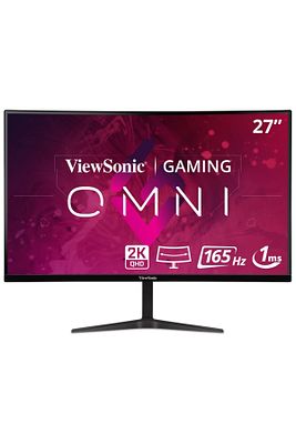 27 Vx2718-2kpc-mhd Qhd 2560x1440 1ms 165hz 2xhdmı Dp 1500r Curved Freesync Gamıng Monitör ürün fotoğrafı