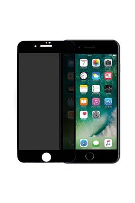 Iphone 7 Plus- 8 Plus 6d Kavisli Temperli Hayelet Ekran Koruyucu (renk - Siyah) Kırılmaz Cam ürün fotoğrafı