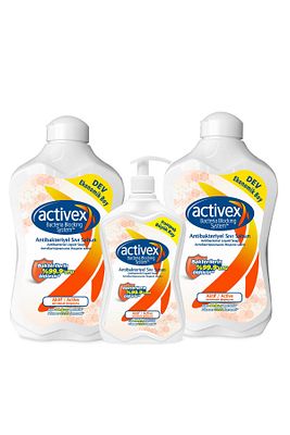 Antibakteriyel Sıvı Sabun Aktif 1,5+1,5+700ml ürün fotoğrafı