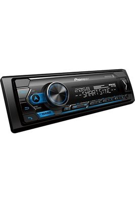 Mvh-s325bt Usb-fm-aux-çift Uyumlu   Bluetooth kumanda amfi çıkışı mikrofon Oto Teyp 4x50 Wat pioneer ürün fotoğrafı