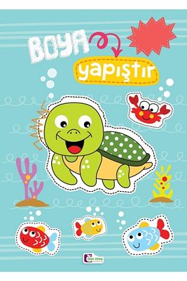 Boya Yapıştır 32 Adet Çıkartmalı Boyama Kitabı ürün fotoğrafı