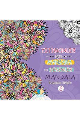 Yetişkinler Için Manzara Ve Desenler Mandala Boyama Kitabı-2 ürün fotoğrafı