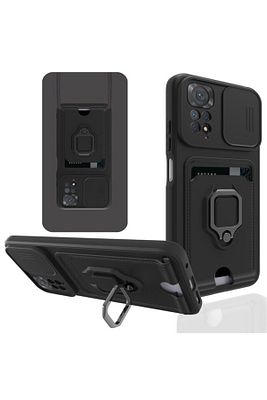 Xiaomi Redmi Note 11 Pro & 12 Pro 4g Uyumlu Kılıf Kamera Korumalı Yüzüklü Kartvizit Zuma Silikon ürün fotoğrafı