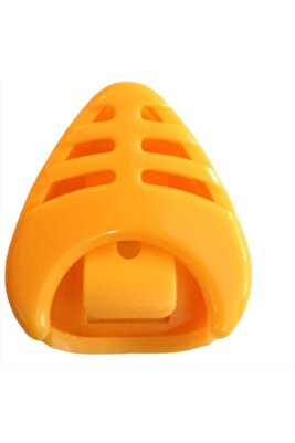 Kalp Şeklinde Pena Tutucu Sarı Pena Kabı ( Sarı Pena Kutusu ) Heart Shape Picks Holder Pena Şarjörü ürün fotoğrafı