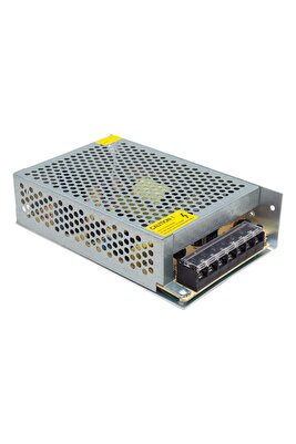 12 Volt 10 Amper Switch Mode Trafosuz Adaptör Oto Teyp Telsiz Şerit Led ürün fotoğrafı