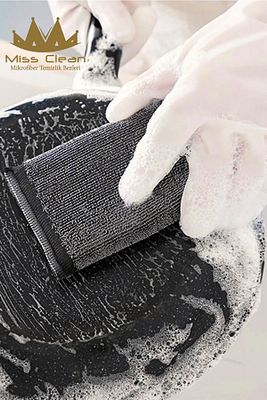 ( 2 Adet ) Sihirli Inox Paslanmaz Telli Bulaşık Süngeri ürün fotoğrafı
