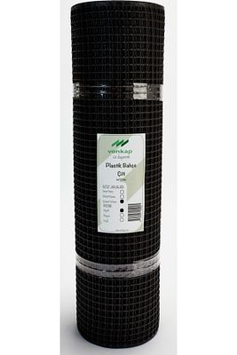 Plastik Dekoratif Bahçe Çiti / Balkon Filesi :/ Kedi Filesi Siyah (20MM*20MM 1METRE*5METRE) ürün fotoğrafı