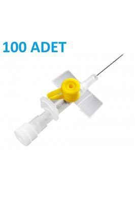 Iv Kanül Intraket (branül) Sarı 24g 100 Adet ürün fotoğrafı