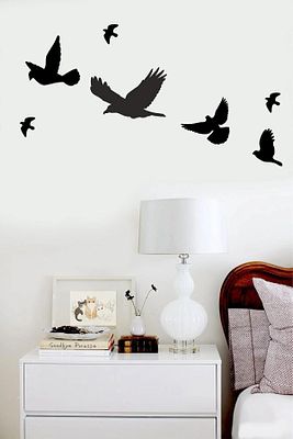 Ahşap Dekoratif Kuş 7 Adet Set ürün fotoğrafı