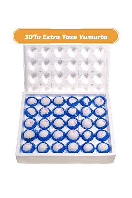 30 Lu Extra Taze Tavuk Yumurtası ürün fotoğrafı