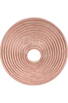 12'li Kasnak Seti 1. Kalite Ham Mdf 6 Mm Makrome Kasnağı / Düş Kapanı /rüya Kapanı 31 Cm ürün fotoğrafı
