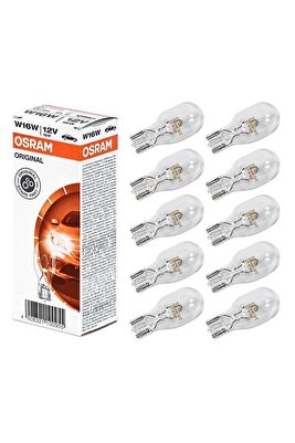 12v W Stop 16w Dipsiz Fren Sinyal Ampulü 10 Adet 921 ürün fotoğrafı