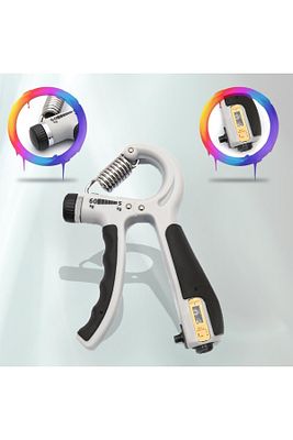 Gri 5-60 Kg Ayarlanabilir El Güçlendirici Yay Hand Grip Trainer - Ayarlanabilir El Yayı El Yayı ürün fotoğrafı