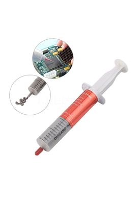 Gri Büyük Boy Şırınga Termal Macun 30gr Gümüş Alaşım - Heatsink ürün fotoğrafı
