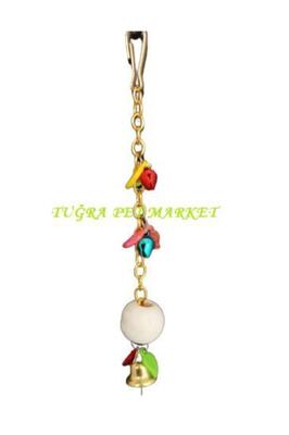 Tuğra Pet Market Muhabbet Kuşu Zil Oyuncak , Zilli Kuş Oyuncağı ürün fotoğrafı