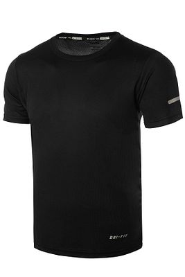 Erkek Nem Emici Hızlı Kuruma Atletik Teknik Performans Spor T-shirt ürün fotoğrafı