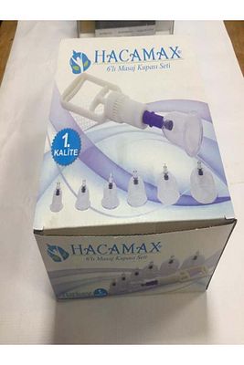 6 Lı Masaj Seti Hacamat Kupası Seti Vakumlu Masaj Seti Masaj Aleti ürün fotoğrafı