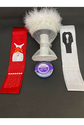 Düğün Takı Kurdelesi Iğnelik Toplu Iğne Set Ürün Ye Aittir. ürün fotoğrafı