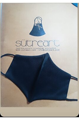 Pamuklu Kumaştan Çift Katmanlı Bez Maske ürün fotoğrafı