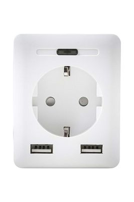 Swapp Sl-04 10a Akım Korumalı Akıllı Priz 2 Usb 2.4 Wifi Tuya Google Assistant Alexa Siri Destekli ürün fotoğrafı
