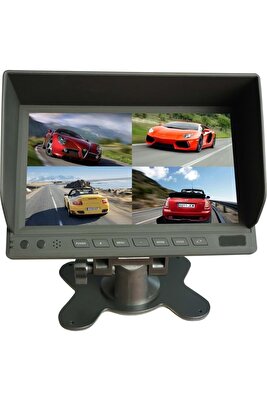 Go-4000 7" Quad Özellikli Ekranı 4'e Bölebilen Mönitör ürün fotoğrafı