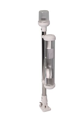 Çıpa Fenerli Reflektörlü Bayrak Direği 12v 40cm ürün fotoğrafı