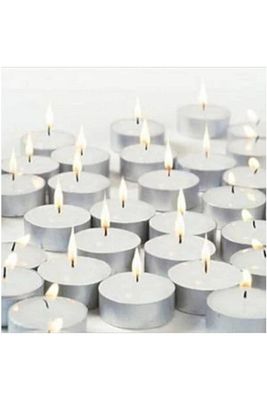 50 Li Tealight Mum Beyaz Tea Light 50 Adet – Mum & Kandil – Mum & Kandil ürün fotoğrafı