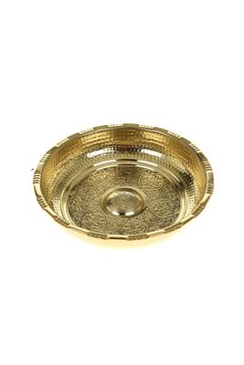 Kurnacı Bakır Hamam Tası 16cm Sarı ürün fotoğrafı