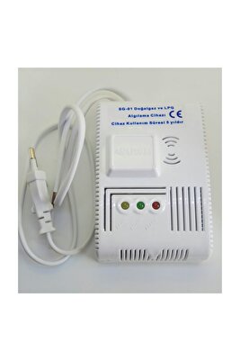 Gaz Alarm Cihazı Doğalgaz Lpg Dedektörü - Igdaş Gazmer Onaylı ürün fotoğrafı